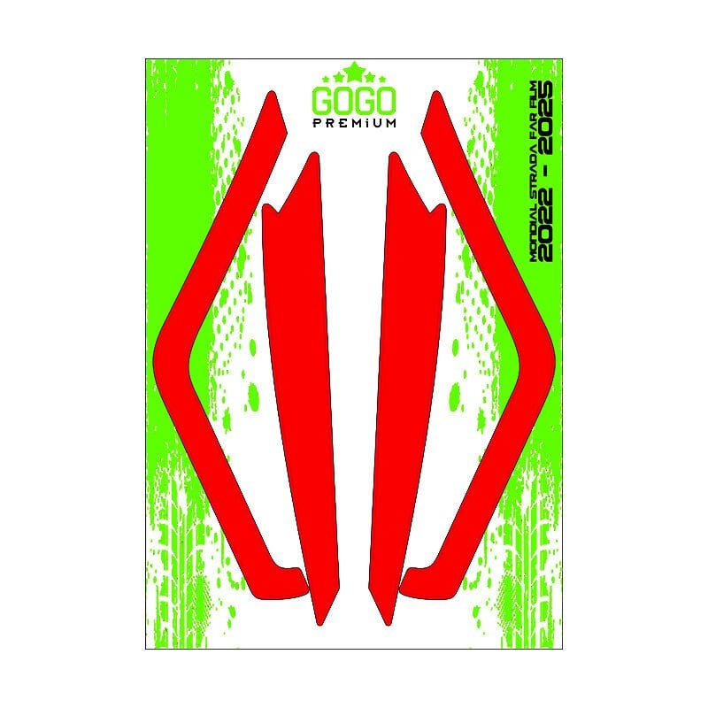 MONDİAL STRADA 2022 - 2025 UYUMLU FAR ÜSTÜ FİLM KIRMIZI