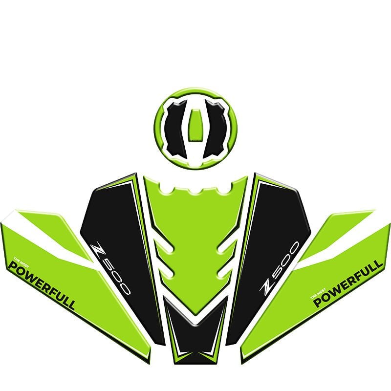 KAWASAKİ Z500 2025 UYUMLU TANK PAD SET 001