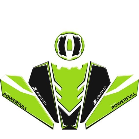 KAWASAKİ Z500 2025 UYUMLU TANK PAD SET 001