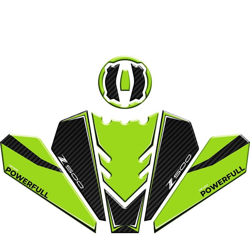 KAWASAKİ Z500 2025 UYUMLU TANK PAD SET 003