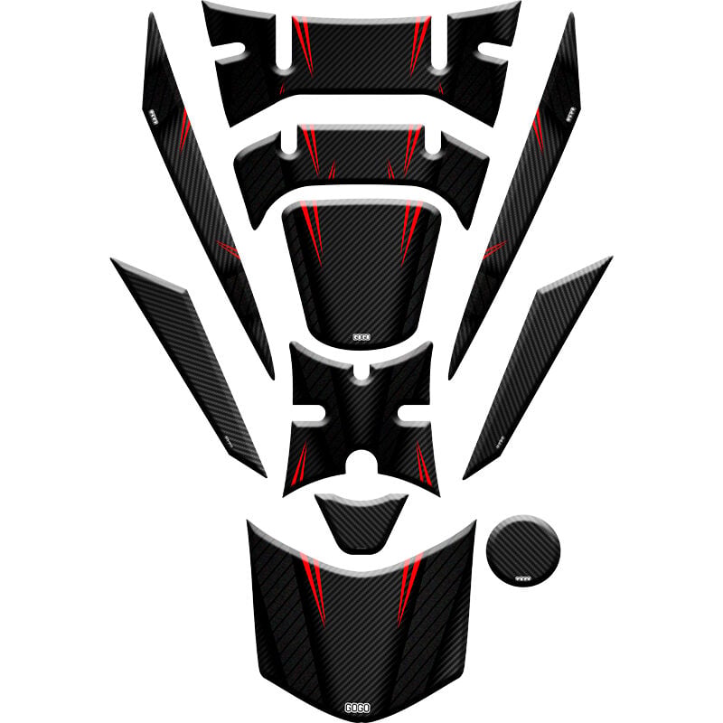 HONDA PCX 2018 - 2020 UYUMLU TANK PAD SET 003