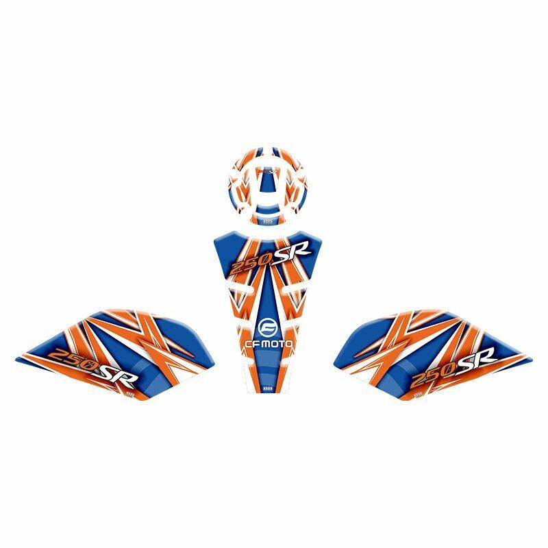 CF MOTO 250 SR 2020 - 2025 UYUMLU TANK PAD SET 008