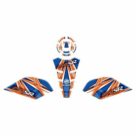 CF MOTO 250 SR 2020 - 2025 UYUMLU TANK PAD SET 008