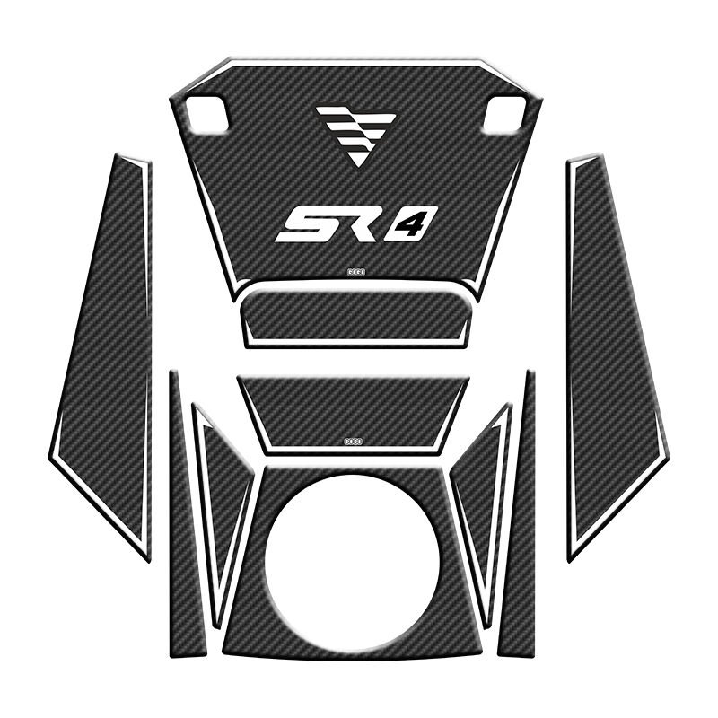 VOGE SR4 2023 - 2025 UYUMLU TANK PAD SET 003