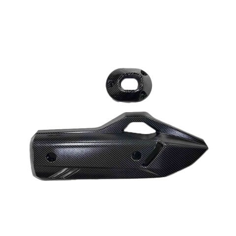 HONDA PCX 2021 - 2025 UYUMLU EKSOZ KORUMA KAPAĞI VE EKSOZ UCU KARBON