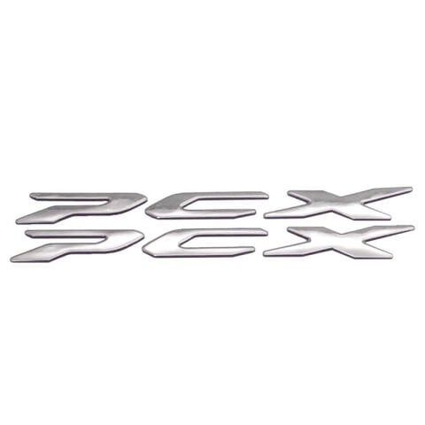 HONDA PCX 2014 - 2025 UYUMLU SELE ALTI METAL YAZI SETİ NİKEL