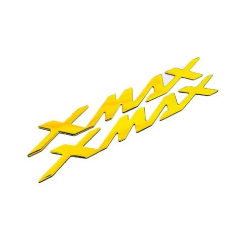 YAMAHA XMAX 2012 - 2025  UYUMLU SELE ALTI METAL YAZI SETİ GOLD