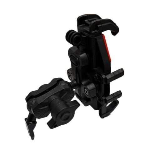 UNİVERSAL TİTREŞİM ÖNLEYİCİ AYNA BAĞLANTILI TELEFON TUTUCU KIRMIZI PH101R