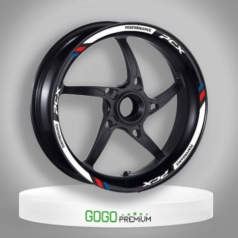 M POWER BEYAZ HONDA PCX UYUMLU 1 SET JANT ŞERİDİ