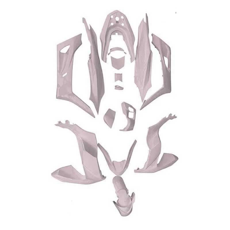 HONDA PCX 2021 - 2024 UYUMLU KOMPLE KAPORTA SETİ BUKALEMUN BEYAZ