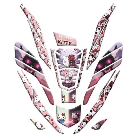 HONDA PCX 2021 - 2024 UYUMLU TANK PAD SET 016