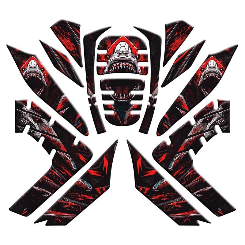 HONDA FORZA 2021 - 2024 UYUMLU TANK PAD SET 012