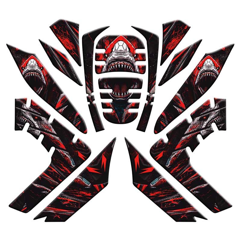 HONDA FORZA 2021 - 2024 UYUMLU TANK PAD SET 012