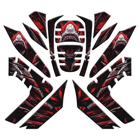 HONDA FORZA 2021 - 2024 UYUMLU TANK PAD SET 012