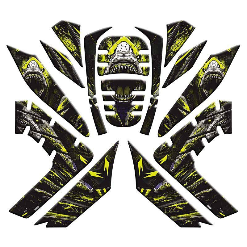 HONDA FORZA 2021 - 2024 UYUMLU TANK PAD SET 013