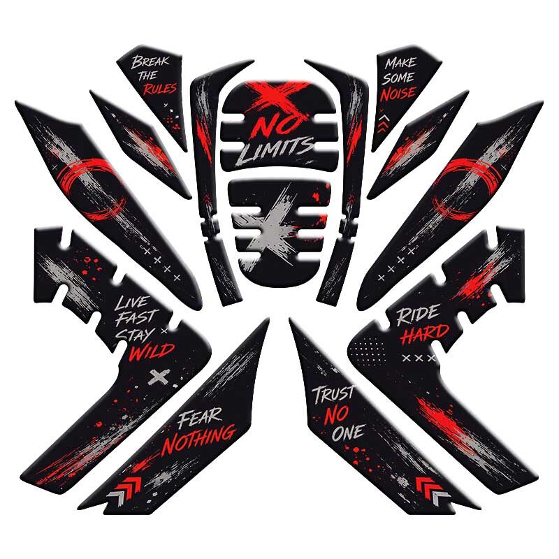 HONDA FORZA 2021 - 2024 UYUMLU TANK PAD SET 018