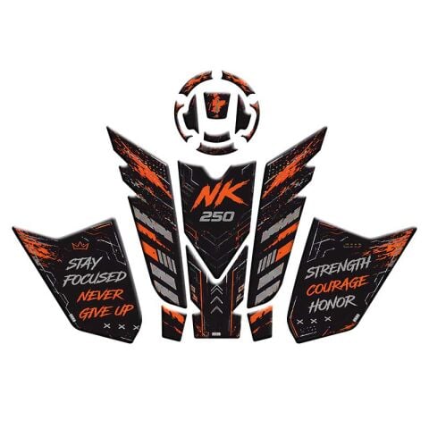 CF MOTO 250 NK 2023 - 2026 UYUMLU TANK PAD SET 004