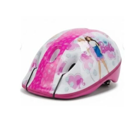 PEMBE BARBİE TEMALI ÇOCUK BİSİKLET SCOOTER KASKI (5-9 YAŞ)