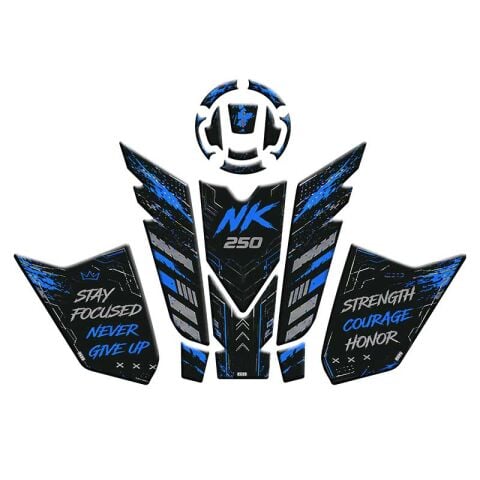 CF MOTO 250 NK 2023 - 2026 UYUMLU TANK PAD SET 005