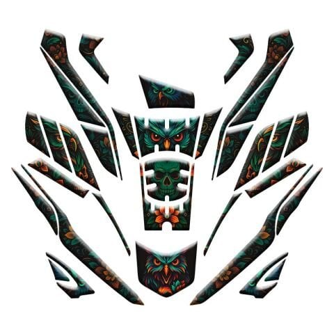 HONDA PCX 2025 UYUMLU TANK PAD SET 008