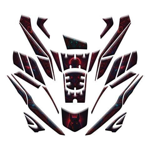 HONDA PCX 2025-2026 UYUMLU TANK PAD SET 011