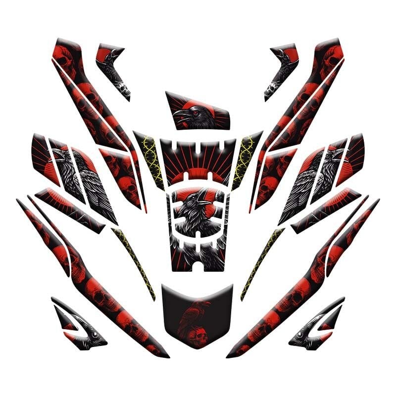 HONDA PCX 2025-2026 UYUMLU TANK PAD SET 012