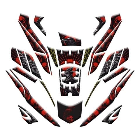 HONDA PCX 2025-2026 UYUMLU TANK PAD SET 012