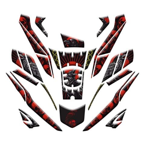 HONDA PCX 2025 - 2026 UYUMLU TANK PAD SET 012